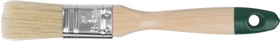 Фото 1/3 01073, Кисть флейцевая "Хард", натуральная светлая щетина, деревянная ручка 1" (25 мм)
