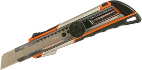 Фото 1/8 Строительный нож 18 мм, в металлическом корпусе с винтовым фиксатором GWK 628