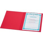 Папка-планшет д/бумаг Attache A4 красный с верхней створкой