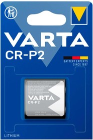 *06204301401, Батарейка Varta CR-P2 1шт Lithium 6V (6204) (1/10/100)