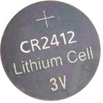 Батарейка GoPower CR2412 BL1 Lithium 3V (1/5/500)