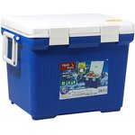 Термобокс Cooler Box CL-32, 32 л, синий/белый CL32
