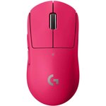 Мышь Logitech G Pro X Superlight розовый оптическая (25600dpi) беспроводная USB ...