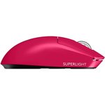 Мышь Logitech G Pro X Superlight розовый оптическая (25600dpi) беспроводная USB ...