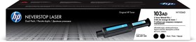 Фото 1/10 Заправочное устройство HP 103 W1103AD черный (5000стр.) x2упак. для HP Neverstop Laser 1000a/1000w/1200a/1200w