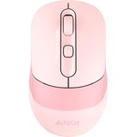 Мышь A4TECH Fstyler FB10C, оптическая, беспроводная, USB, розовый [fb10c baby pink]