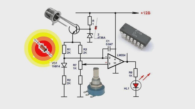 Схема регулятора светодиодов