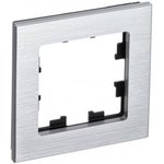 Рамка 1-м AtlasDesign Nature метал. серебр. SE ATN312101