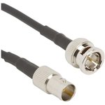 095-850-232M100, RF Cable Assemblies BNC Str Plg to BNC Str Jck 4855R 1m