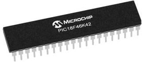 PIC18LF46K42-I/P, 8-bit Microcontrollers - MCU 64KB Flash, 4KB RAM, 1KB EEPROM, 12-bit ADC2, Vector Interrupts, DMA, MAP, DIA, DAC, Comp, PW