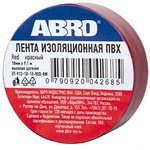ABRO Electrical tape 0.18*10yd (9.1m) red +