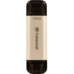 Флешка USB Transcend Jetflash 930С 128ГБ, USB3.0, золотистый и черный [ts128gjf930c]