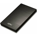 Портативный HDD Silicon Power Diamond D05 2Tb/2.5/Серый (SP020TbPHDD05S3T)