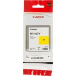 Картридж струйный Canon PFI-107Y 6708B001 желтый (130мл) для Canon iP ...