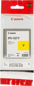 Фото 1/10 Картридж струйный Canon PFI-107Y 6708B001 желтый (130мл) для Canon iP F680/685/780/785
