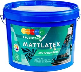 Краска ВД-АК-Project-7 моющаяся MATTLATEX супербелая 14 кг ТД000003258
