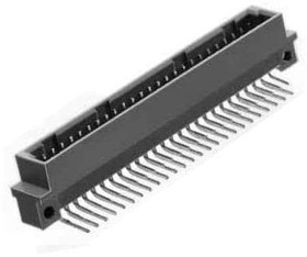 PCN10-50P-2.54DS(72), DIN 41612 Connectors DIN 41612 HDR 50 POS 2.54mm Solder RA Th