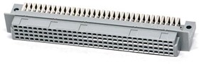 PCN10B-128S-2.54DS(72), DIN 41612 Connectors 128P R/A RECEPT T/H PCN 10 SERIES