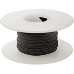 R26BLK-0100, Cable Mounting & Accessories 26AWG KYNAR INSUL 100' SPOOL BLACK