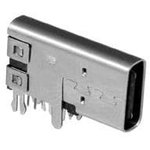 KUSBX-SL-CS1N14-B, USB Connectors Upright USB Type C 14 Pin