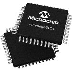ATXMEGA64D4-AU, 8-bit Microcontrollers - MCU 64KB FL, 2KB EE,4KB SRAM 1.6-3.6V