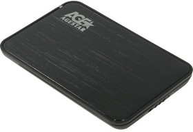 Фото 1/3 AgeStar 3UB2A8-6G SATA III Внешний корпус для HDD/SSD пластик/алюминий черный 2.5"