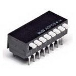 4-1571999-4, Switch DIP OFF ON SPST 4 Piano 0.1A 24VDC PC Pins 2.54mm Thru-Hole ...