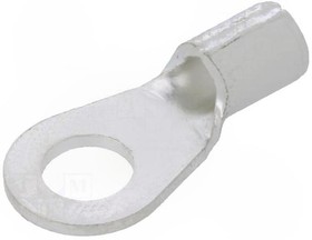Фото 1/2 GS4-2.5, Non-Insulated Ring Terminal 4.3mm, M4, 2.5mm², Pack of 100 pieces