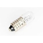 LAMP E10/24/50, Лампа миниатюрная, 24В, 1,2Вт, E10, цилиндрический, 10мм, L 28мм
