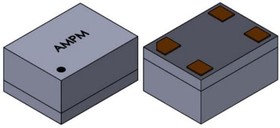 Фото 1/3 AMPMDFB-16.0000T, Oscillator MEMS 16MHz ±25ppm (Stability) CMOS 55% 1.8V/2.5V/3.3V 4-Pin VLGA SMD T/R