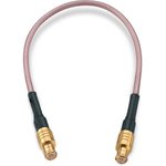 Coaxial cable, MCX plug (straight) to MCX plug (straight), 50 Ω, RG-178/U ...