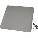 STW414020, Коврик настольный, ESD, L: 0,6м, W: 0,6м, Thk: 2мм, серый (светлый)