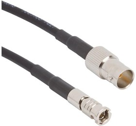 095-666-44883-1, RF Cable Assemblies HD-BNC Plug/BNC Jack BELDEN 1855A 6 in.