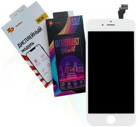 Фото 1/2 (iPhone 6) Дисплей для iPhone 6, в сборе с тачскрином, белый; ZeeDeep PREMIUM