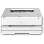 Принтер лазерный Deli Laser P2500DN черно-белая печать, A4, цвет белый