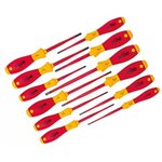 41003, 3201 K12 Phillips; Pozidriv; Slotted; Torx Insulated Screwdriver Set, 12-Piece