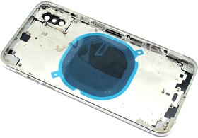 Задняя крышка (корпус) в сборе с рамкой для Apple iPhone Xs white