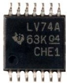 (SN74LV74APWR) микросхема LOGIC SN74LV74APWR LV74A TSS-14