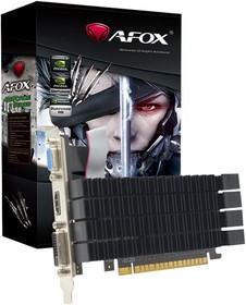 Фото 1/8 Видеокарта Afox GT730 2G DDR3 64bit heatsink DVI HDMI