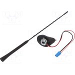 ANT.03.2, Антенна, на крышу, 0,4м, АМ, FM, Opel, с усилителем, 0,3м, 12ВDC