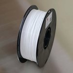 1000PLAWHT-3, 1.75mm White PLA 3D Printer Filament, 3kg