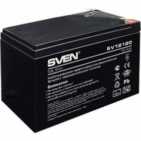 Фото 1/8 Sven SV12120 (12V 12Ah) батарея аккумуляторная