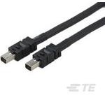 1-2205132-3, Cable Assembly Patch Cord 2m 26AWG RJ-45 to RJ-45 8 to 8 POS PL-PL