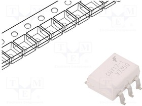 Фото 1/3 CNY171SR2VM, OPTOISO 4.17KV TRANS W/BASE 6SMD