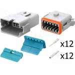 AT12PS-CKIT, Complete Pin & Socket Wedge Kit Crimp Crimp terminal Kit