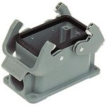 09300100233, Heavy Duty Power Connectors SURFACE MOUNTING HSG HAN 10B 1 SIDE ENTRY
