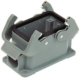 09300100233, Heavy Duty Power Connectors SURFACE MOUNTING HSG HAN 10B 1 SIDE ENTRY