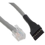920-0055-01, Computer Cables 10" PIC Prog Cable RJ11 to 6pin Female