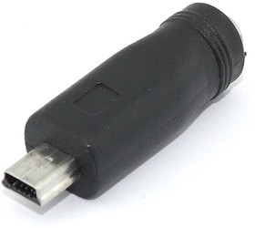 Фото 1/2 Переходник 5,5x2,1 мама на Mini USB папа 5 Pin