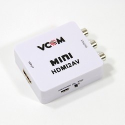 Фото 1/3 VCOM DD494 Конвертер HDMI =  RCA (HDMI2AV)
